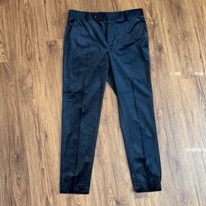 Topman Men's Black Velvet Dress Pants, size 34W-32L